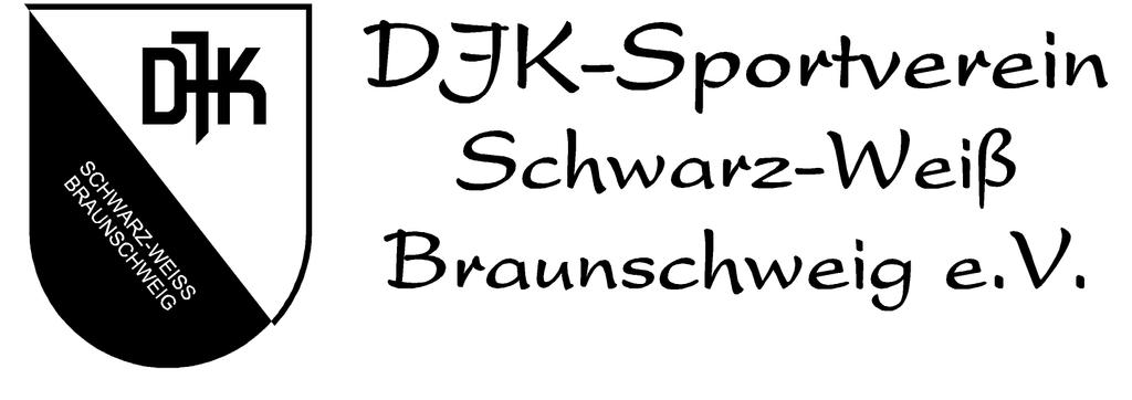 Logo DJK schwarz weiß Braunschweig